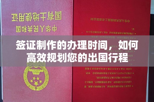 南充签证制作的办理时间，如何高效规划您的出国行程